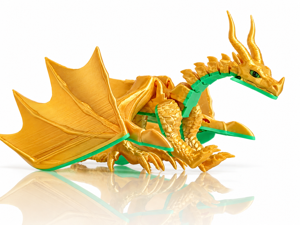 Zillawing Dragon - 3D Printed Articulated Figure