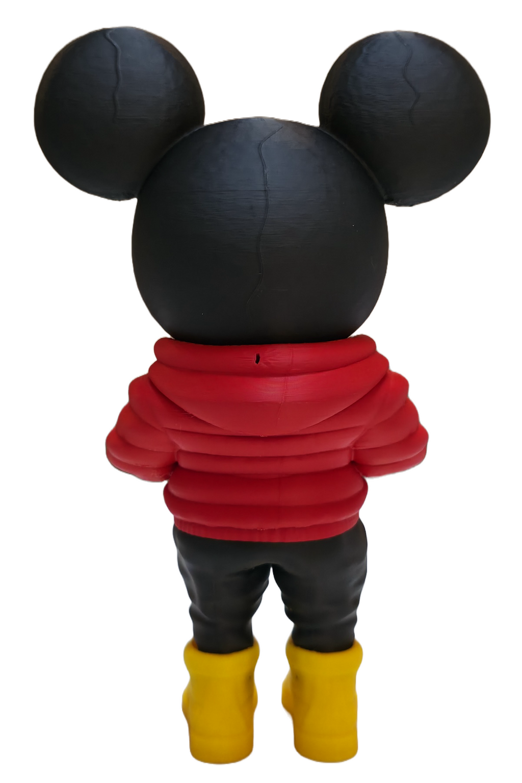 Urban Mickey Street Style 3D Figure – Red Hoodie Edition