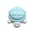 Tortoise Clicker fidget toy, light blue, white background