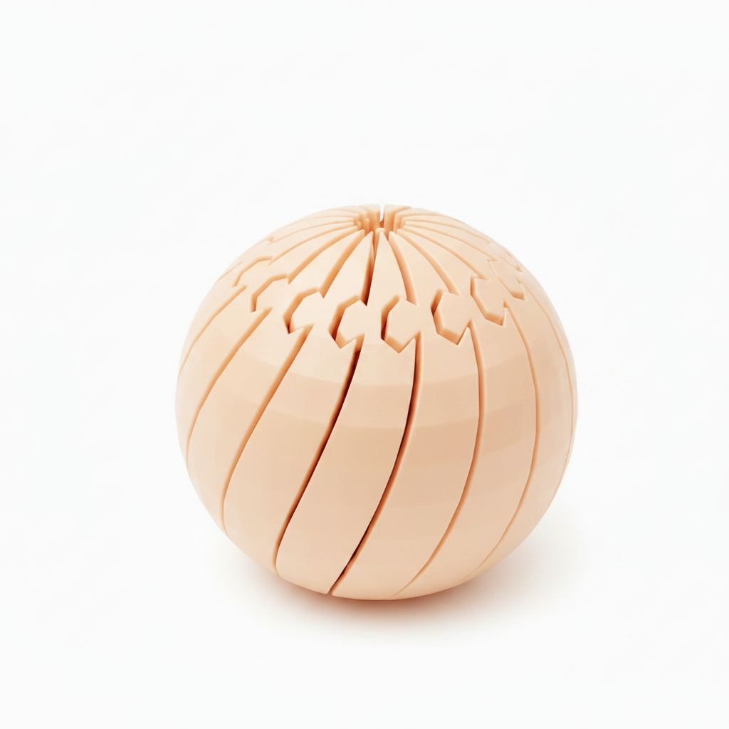 Light Peach Ball Fidget Toy