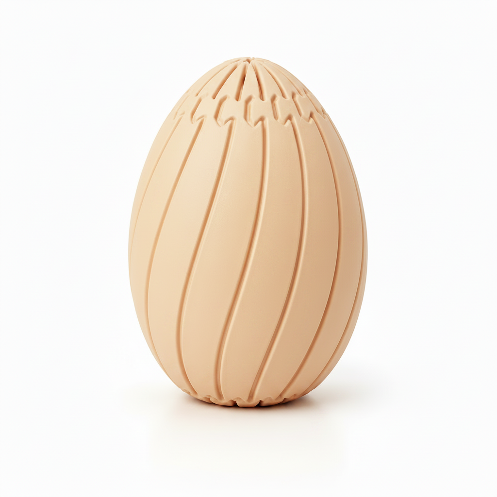 Light Peach Egg Fidget Toy
