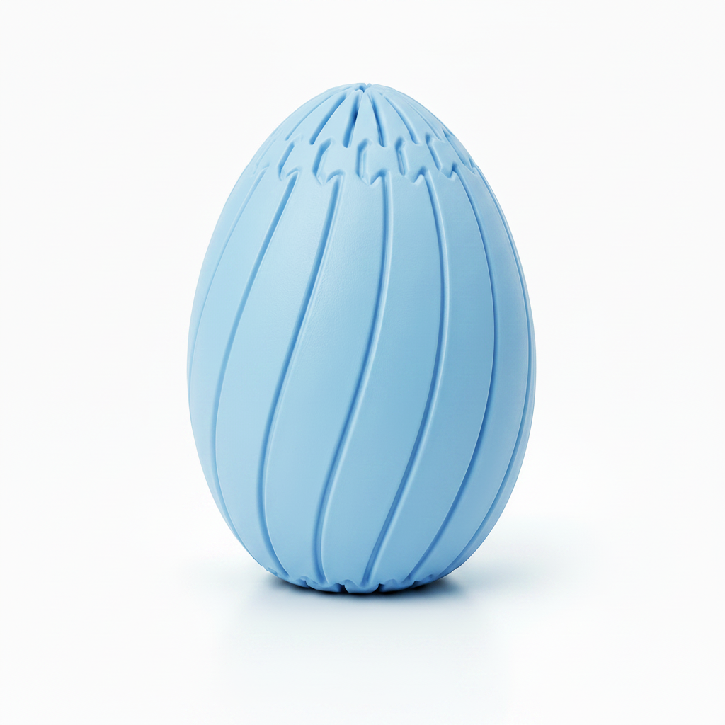 Light Sky Blue Egg Fidget Toy