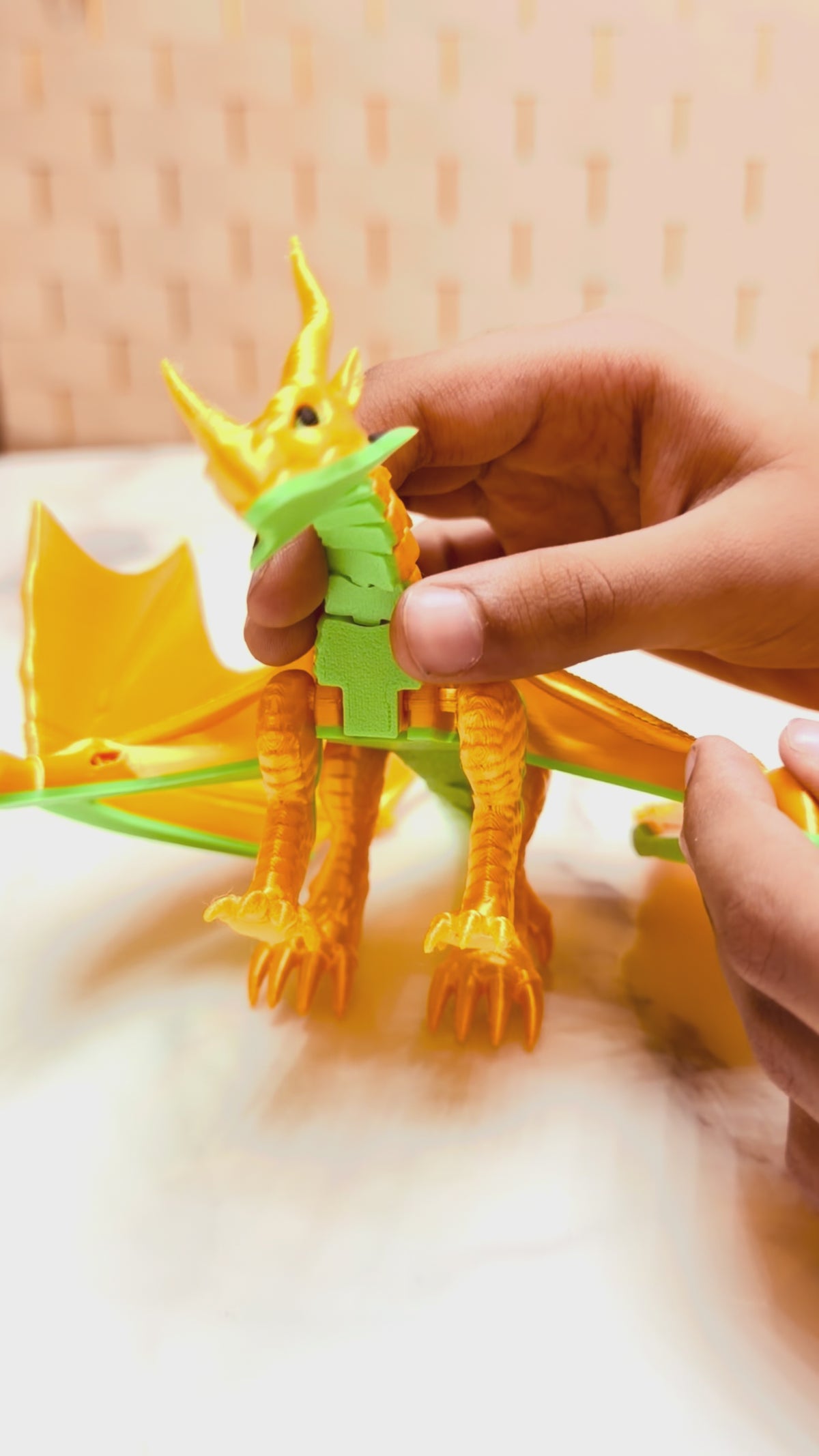 Zillawing Dragon - 3D Printed Articulated Figure