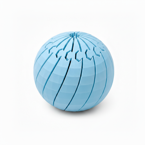 Sky Blue Ball Fidget (side)